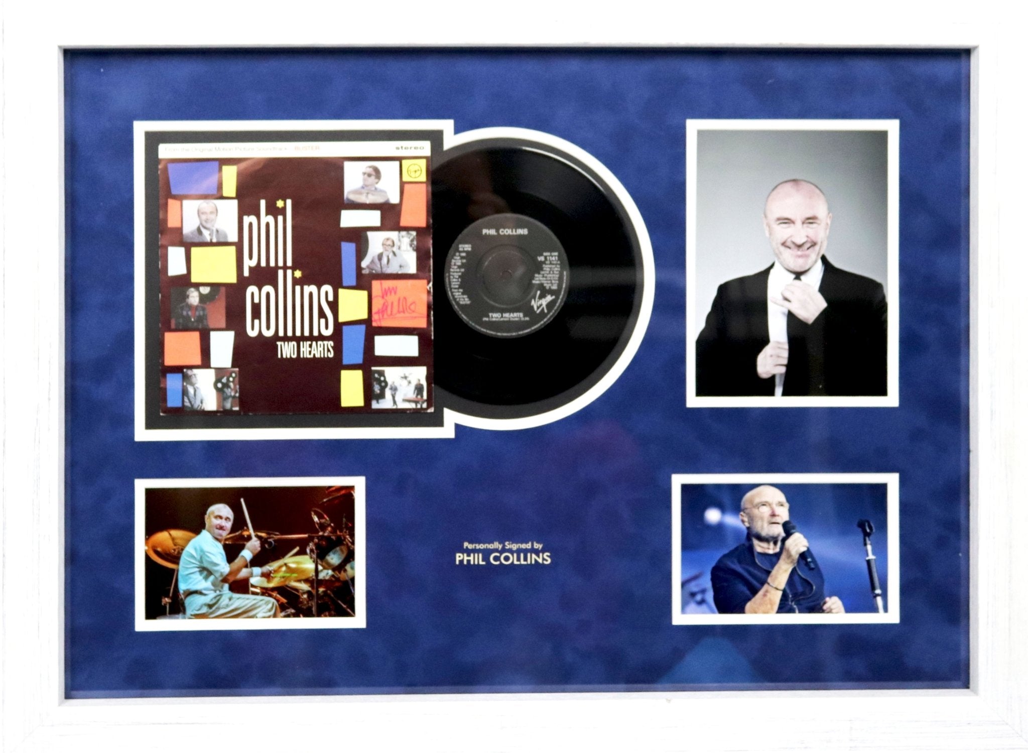 Phil Collins Signed 12x8 Photograph Framed Display - Memorabilia Framers Shop